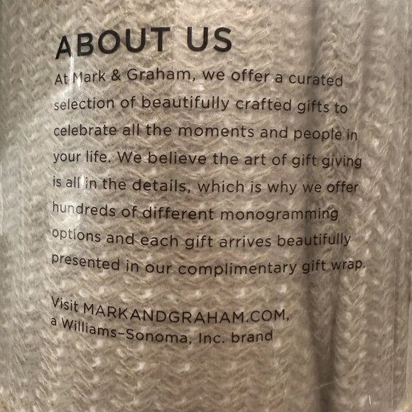 Mark & Graham Colorblock Throw - Picture 3 of 3